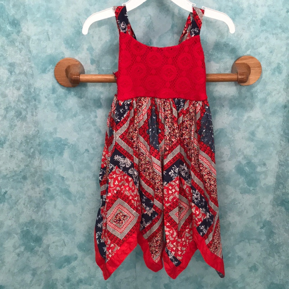 Red white and blue 24 mo dress